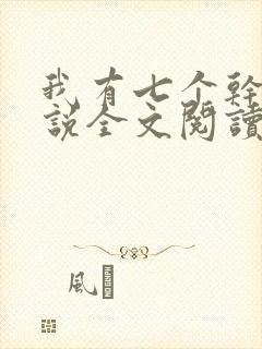 我有七个干妈小说全文阅读