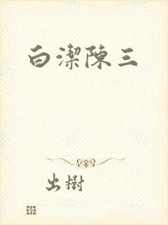 白洁陈三封面