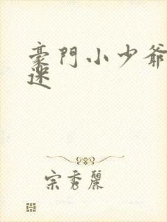 豪门小少爷是财迷封面