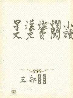 星汉灿烂小说全文免费阅读