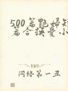 500篇艳妇短篇合换爱小说封面