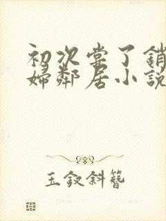 初次尝了销魂少妇邻居小说封面