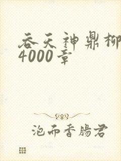 吞天神鼎柳无邪4000章