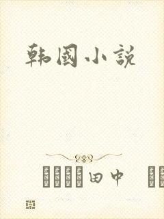 韩国小说封面