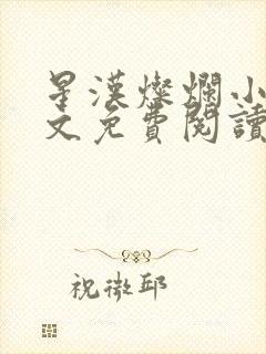 星汉灿烂小说全文免费阅读