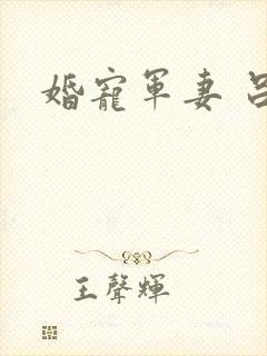 婚宠军妻 吕颜
