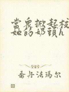 当众掀起校服揉她的奶头h封面