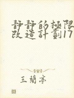 静静的极限自我改造计划17