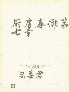 厨房春潮第三十七章封面