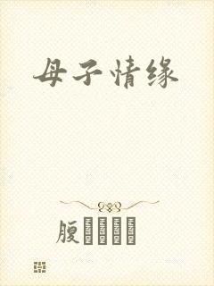 母子情缘封面