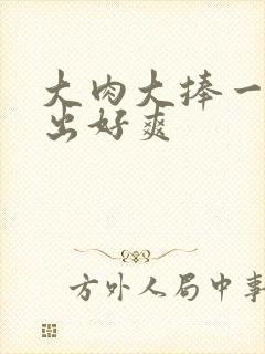 大肉大捧一进一出好爽