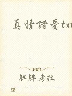 真情错爱txt