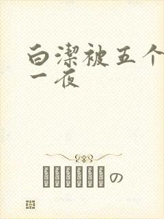 白洁被五个人玩一夜