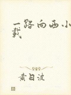 一路向西小说下载