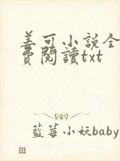 姜可小说全文免费阅读txt封面