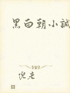 黑白朝小诚