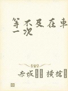 等不及在车里做一次