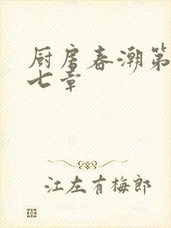 厨房春潮第三十七章