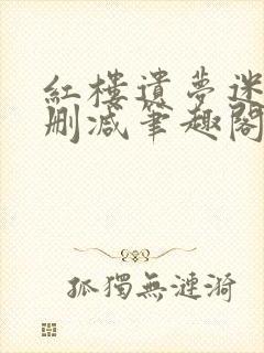 红楼遗梦迷男无删减笔趣阁