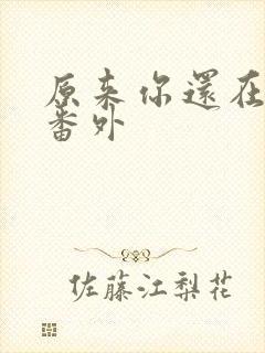 原来你还在这里番外封面