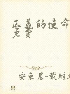 正义的使命全文免费