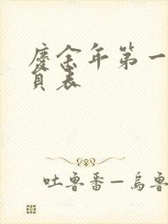 庆余年第一季演员表