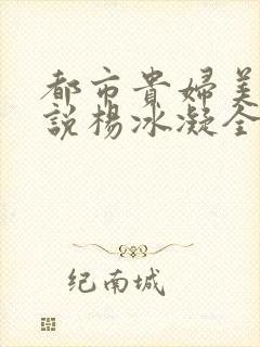 都市贵妇美腿小说杨冰凝全文阅读封面
