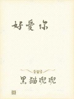 好爱你封面