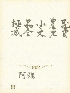 极品小农民无删减全文免费阅读