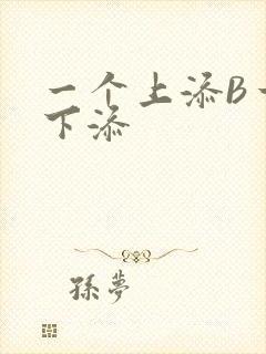 一个上添B一个下添