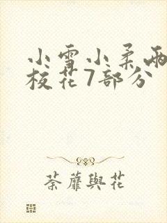 小雪小柔两个大校花7部分封面