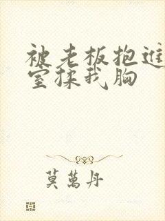 被老板抱进办公室揉我胸封面