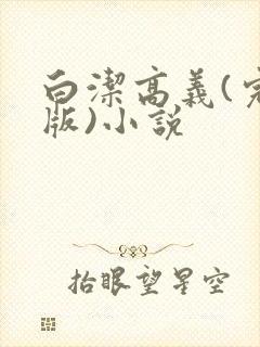 白洁高义(完整版)小说