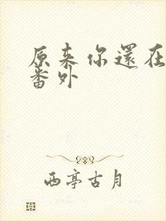 原来你还在这里番外