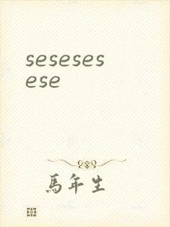 sesesesese封面