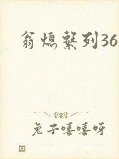 翁熄系列36章封面