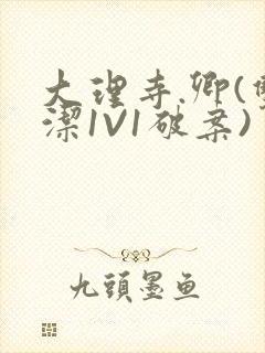 大理寺.卿(双洁1V1破案)封面