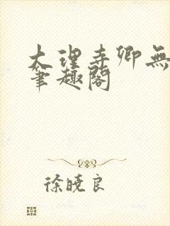 大理寺卿无删改笔趣阁封面