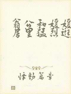 翁公和媛媛在厨房里猛烈进出封面