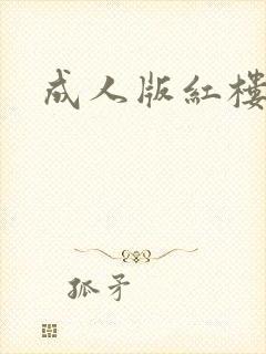 成人版红楼梦封面
