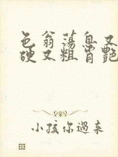 色翁荡息又大又硬又粗肖艳