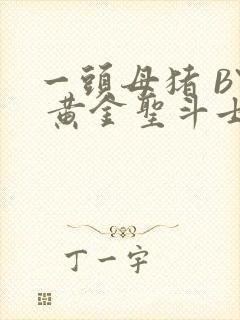 一头母猪 BY 黄金圣斗士