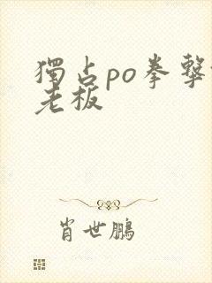 独占po拳击馆老板