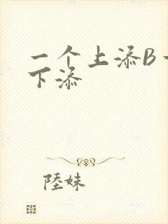 一个上添B一个下添