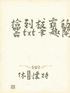 捡到校霸的遥控器txt笔趣阁