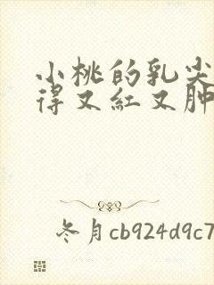 小桃的乳尖被吸得又红又肿