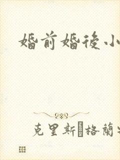 婚前婚后小说封面