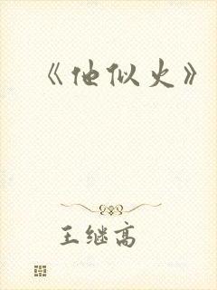 《他似火》封面