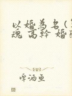 以婚为名 (军魂 高干 婚恋)封面