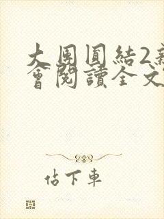 大团圆结2亲情会阅读全文